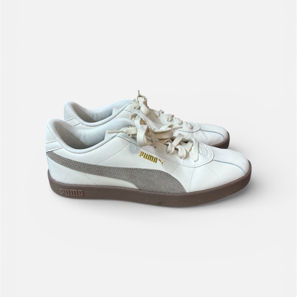 Puma Club II Era Sneakers Men Size 10 White Taupe